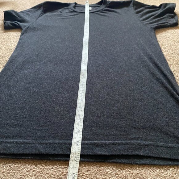 SET OF 2 Los Angeles Apparel TR01 Unisex Tri-Blend Crew Neck T-Shirt Dark Gray S - Picture 7 of 8